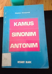 Image of Kamus Sinomin Antonim
